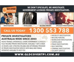 Private detective Brisbane: The reliable and trusted professionals at your service