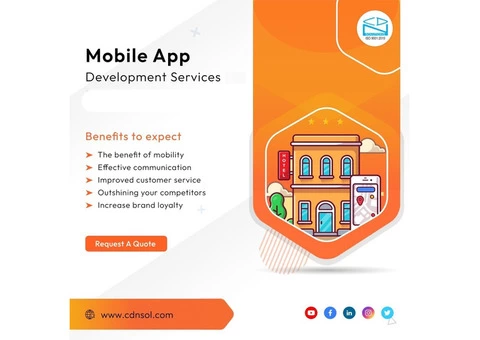 Hire CDN Solution for mobile app development services to revolutionalize the business