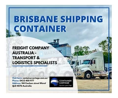 Get Shipping Container In Brisbane