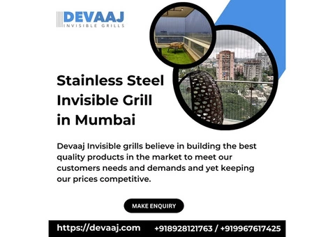 Stainless Steel Invisible Grill in Mumbai - Devaaj Enterprises