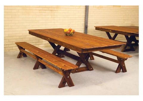 Stylish and Durable Timber Bench Seat for Your Home or Garden