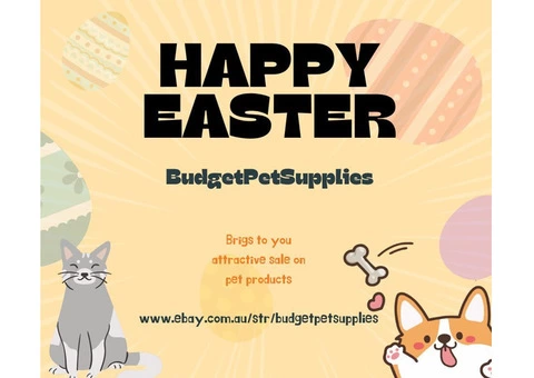 BudgetPetSupplies brings a Easter Sale on our Ebay.