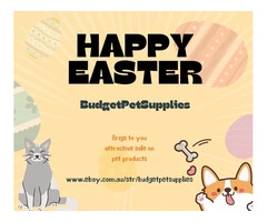 BudgetPetSupplies brings a Easter Sale on our Ebay.