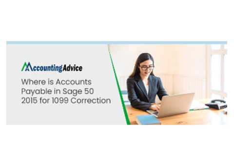 Complete Guide- Accounts Payable in Sage 50 2015 for 1099 Correction
