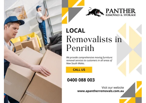 Local Removals Service in Penrith