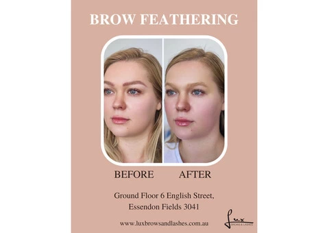 Brow Feathering service in Melbourne