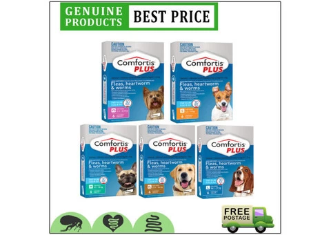 COMFORTIS PLUS is a predator for fleas , heartworms and worms