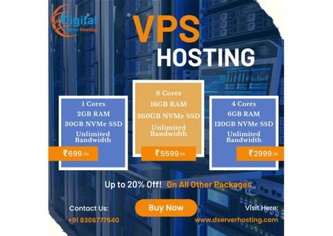 Dserver’s VPS hosting solutions: Let You Focus To Grow Your Business