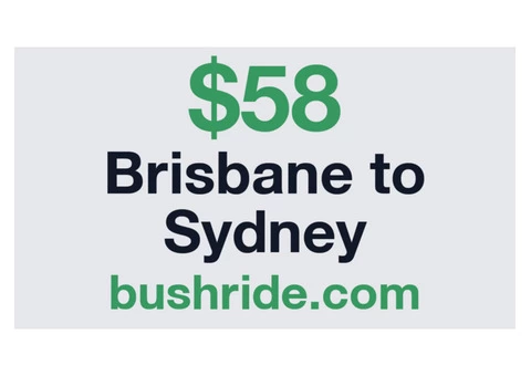 Brisbane to Sydney ($58) - 12/04/23