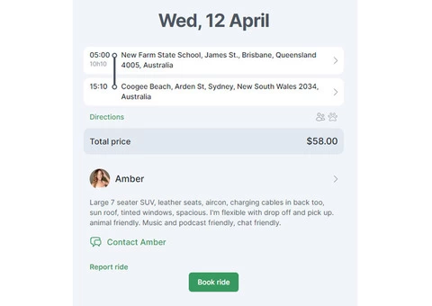 Brisbane to Sydney ($58) - 12/04/23 - 2/2