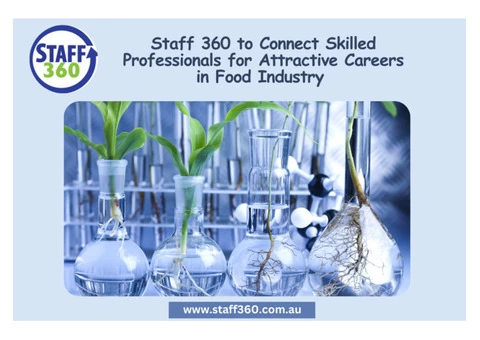 Staff 360 to Connect Skilled Professionals for Attractive Careers in Food Industry