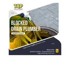 We deliver the best-Blocked drain plumber in Waverley Council