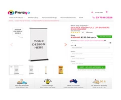 Double your Exposure with Customised Double-Sided Pull-Up Banners from Printyo!