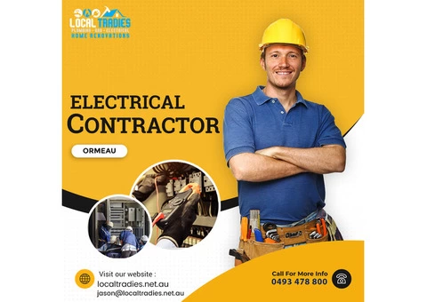 Choose us if you are searching for an Electrical contractor near me in Ormeau