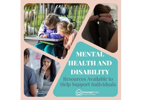 Concept Care Provides NDIS Mental Health Support