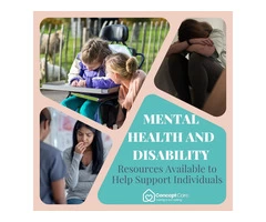 Concept Care Provides NDIS Mental Health Support