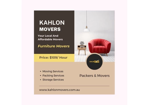 Furniture Movers Melbourne – Kahlon Movers
