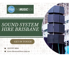 Sound System Hire Brisbane