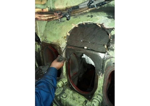 Cast Iron Engine Block Repair by Metal Stitching