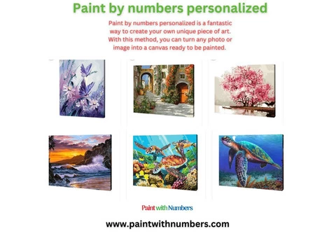 Paint by numbers personalized