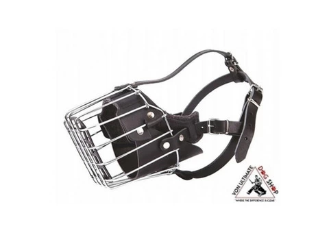 Soft leather dog muzzle in Australia - 4/4