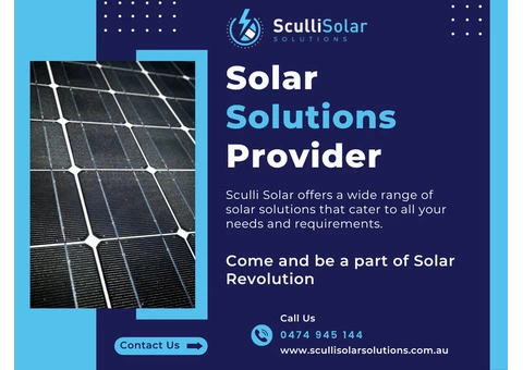 Choose Your Solar System With Sculli Solar Experts!