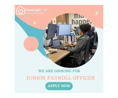 Job Opportunity: Junior Payroll Officer | Concept Care