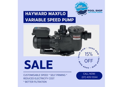 15% Off Hayward Maxflo Variable Speed Pool Pump