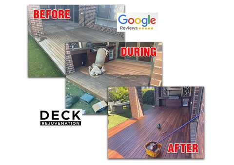 Deck Sanding and Staining