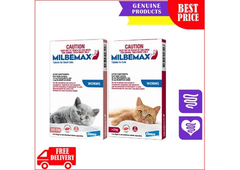 Milbemax Allwormer, the ideal worming product for cats.
