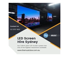 LED Screen Hire Sydney - The Music Box