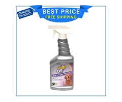 Urine Off for dogs is the best solution for removing urinal stains.