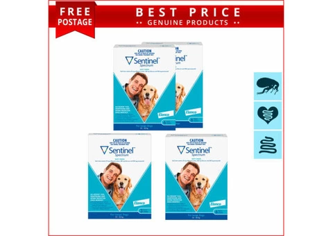 Sentinel Spectrum Tasty Chews for flea, heartworm and worms