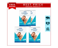 Sentinel Spectrum Tasty Chews for flea, heartworm and worms