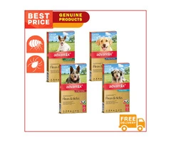 Get the Advantix for dogs Flea and tick treatment at low prices
