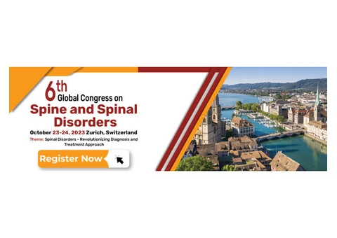 6th Global Congress on Spine and Spinal Disorders