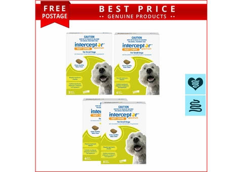 Interceptor spectrum, One and only reliable chews for worming of your pet.