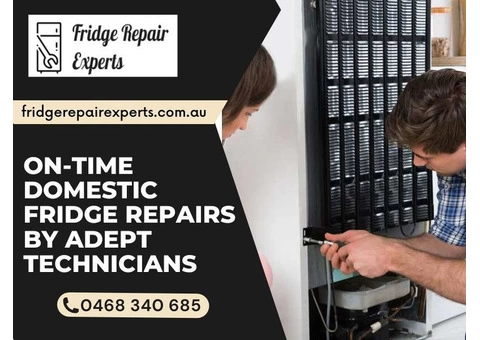 On-Time Domestic Fridge Repairs by Adept Technicians | Call - 0468 340 685