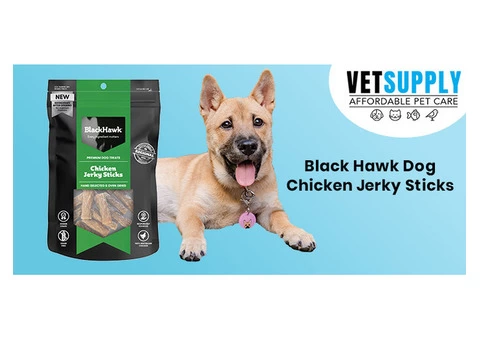 Buy Black Hawk Dog Chicken Jerky Sticks 100 gm Online