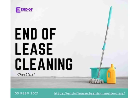 End of Lease Cleaning Checklist - 1/3