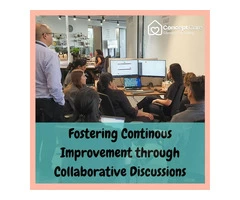 we foster continuous improvement. ???? Through collaborative conversations