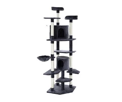 i.Pet Cat Tree 203cm Trees Scratching Post Scratcher Tower Condo House Furniture Wood