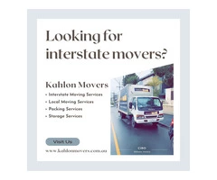Interstate Movers Melbourne – Kahlon Movers