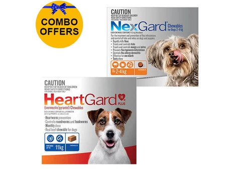Buy Heartgard and NexGard Combo for Dogs Online at lowest Price