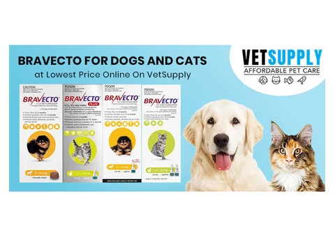 Bravecto: Dog & Cat Flea/tick Control | Free Shipping