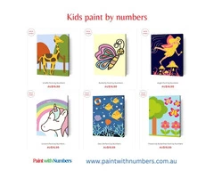Amazing kids paint by numbers