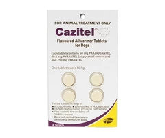 Buy Cazitel Flavoured Allwormer Tablets For Dogs