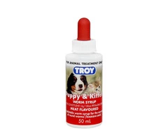 Troy Puppy & Kitten Worming Syrup for Dogs | Effective Worm Treatment