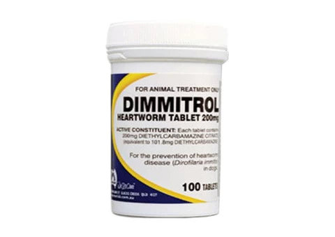 Dimmitrol Heartworm Tablets - DIMMITROL - Dimmitrol Tablets For Dogs