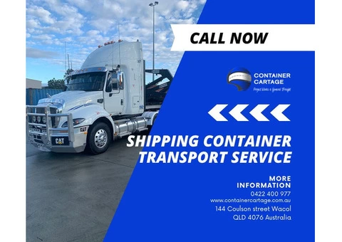 Brisbane Container Transport Services - Container Cartage